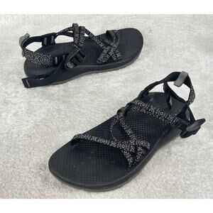 Chaco ZX/1 Sandals Black Hugs And Kisses Ecotread J180152 Kids/Juniors Size 5